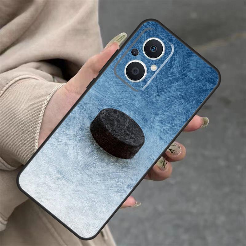 Play Ice Hockey Case For OPPO Reno 7 8 Lite 10 11 12 13 14 Pro 8T 12F 13F 14F OPPO Find X8 X6 X9 Pro Cover