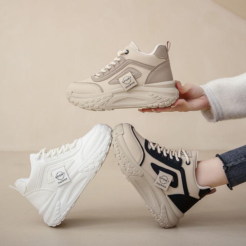 Dad shoes women's new autumn women's shoes versatile sports and leisure shoes not tired feet soft-soled shoes thick-soled heightening shoes