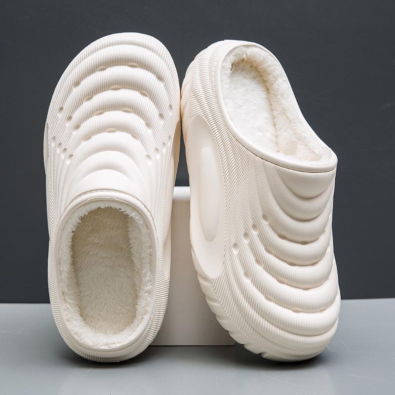 Cotton slippers new winter wear home velvet warm cotton shoes winter bag and waterproof slippers