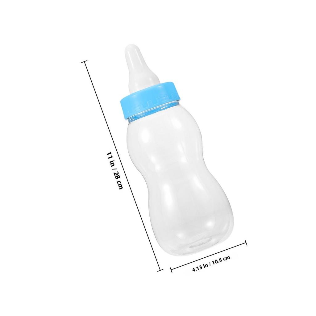 Blue Bottle Piggy Bank PVC Saving Pot Money Box Desktop Decoration for Birthday Gift Saving Pot Piggy Bank