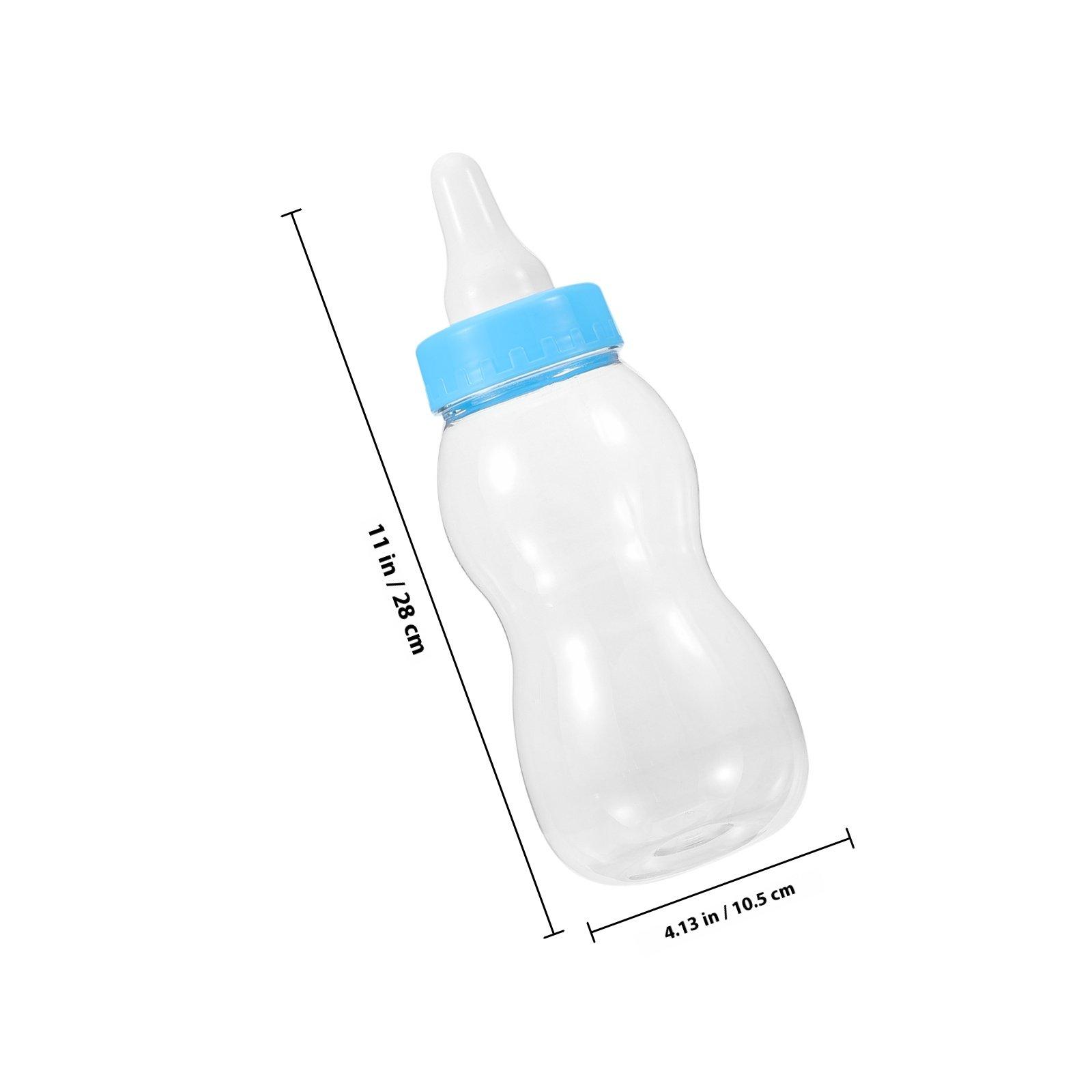 

PVC Baby Bottle Piggy Bank Saving Pot Money Box for Kids Desktop Decoration Birthday Gift Children Cash Storage Ornament синий