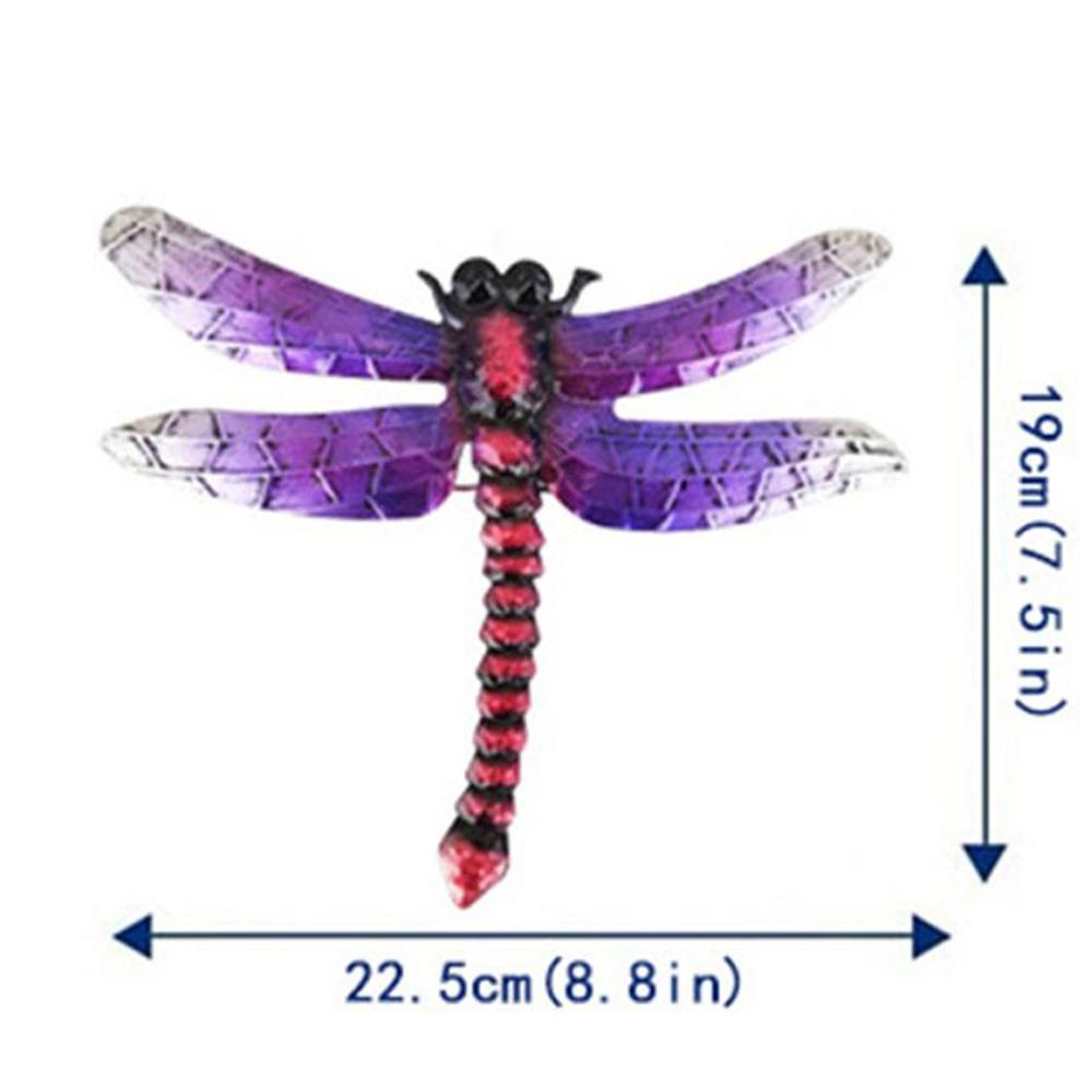 1PC Colorful 3D Metal Butterfly/Mermaid Decor Hollow Out Butterfly Garden Large Decorative Wall Art Fence Sculpture Ornament