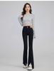 2025 Women's High Waist Black Stretch Slimming Flare Pants