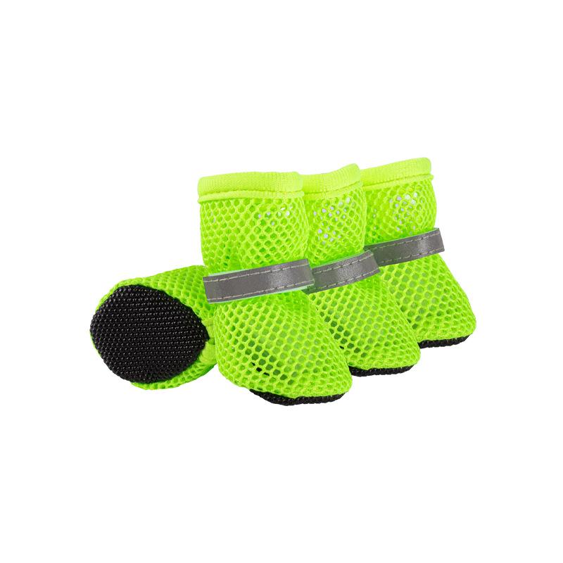 Reflective Breathable Mesh Dog Shoes - Non-slip, Wear-resistant Soles for Small and Medium Breeds
