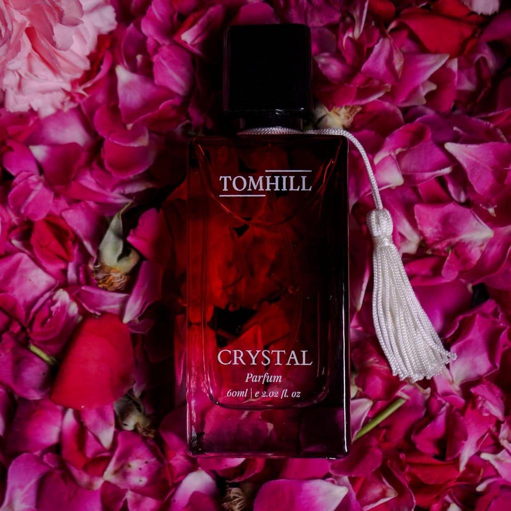 TOMHILL Crystal Fresh Perfume 60ml for Women – Long Lasting Eau de Parfum | Floral Fresh Fragrance | Elegant Velvet Pouch Included