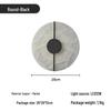 Nordic Luxury Round Natural Marble Wall Lamp for Bedroom and Living Room