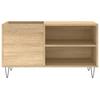 Record Cabinet in Sonoma Oak 85 x 38 x 48 cm Engineered Wood