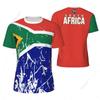 Jamaican Flag Color Football T-shirt For Men's Comfortable Run Sport Short Sleeve T Shirt