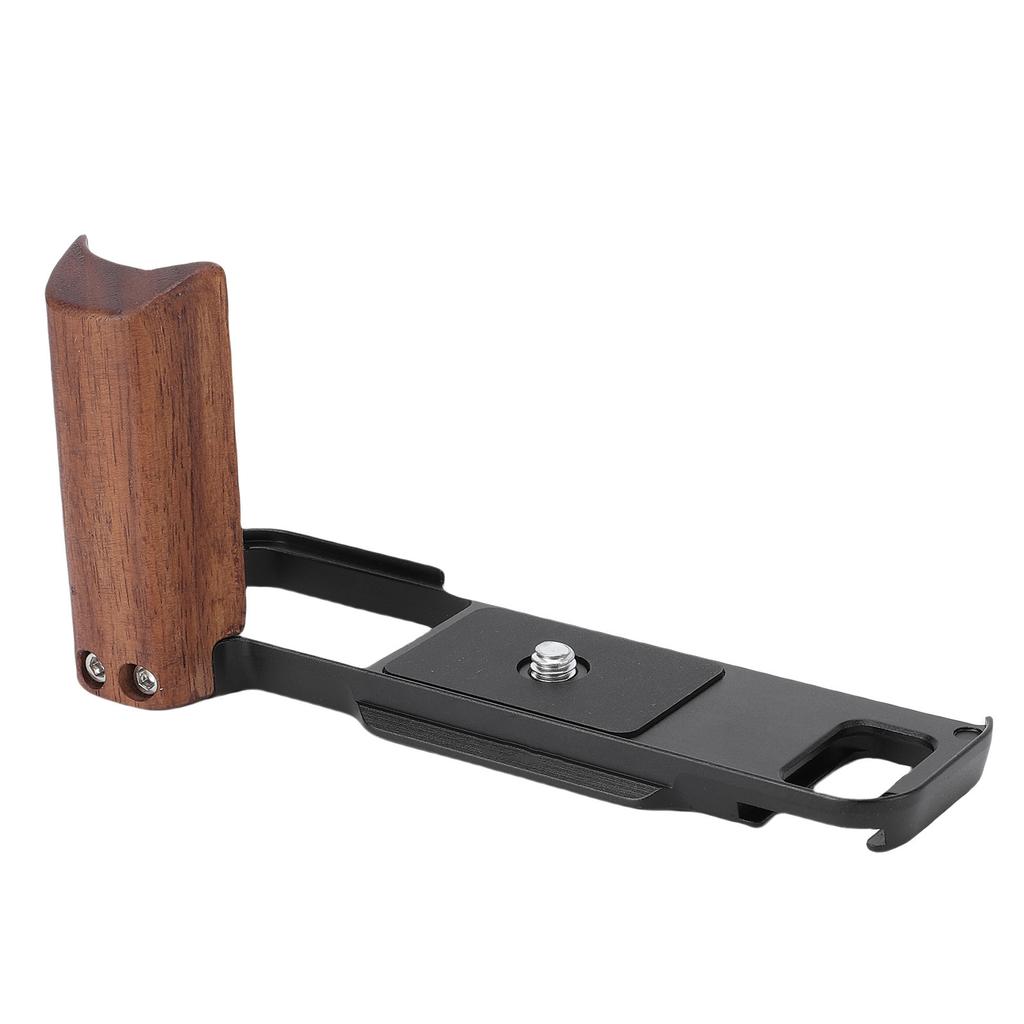 Handgrip Camera L Bracket Fit for   X E5 Camera Wooden Handle Aluminum Alloy Handgrip Quick Release L Plate