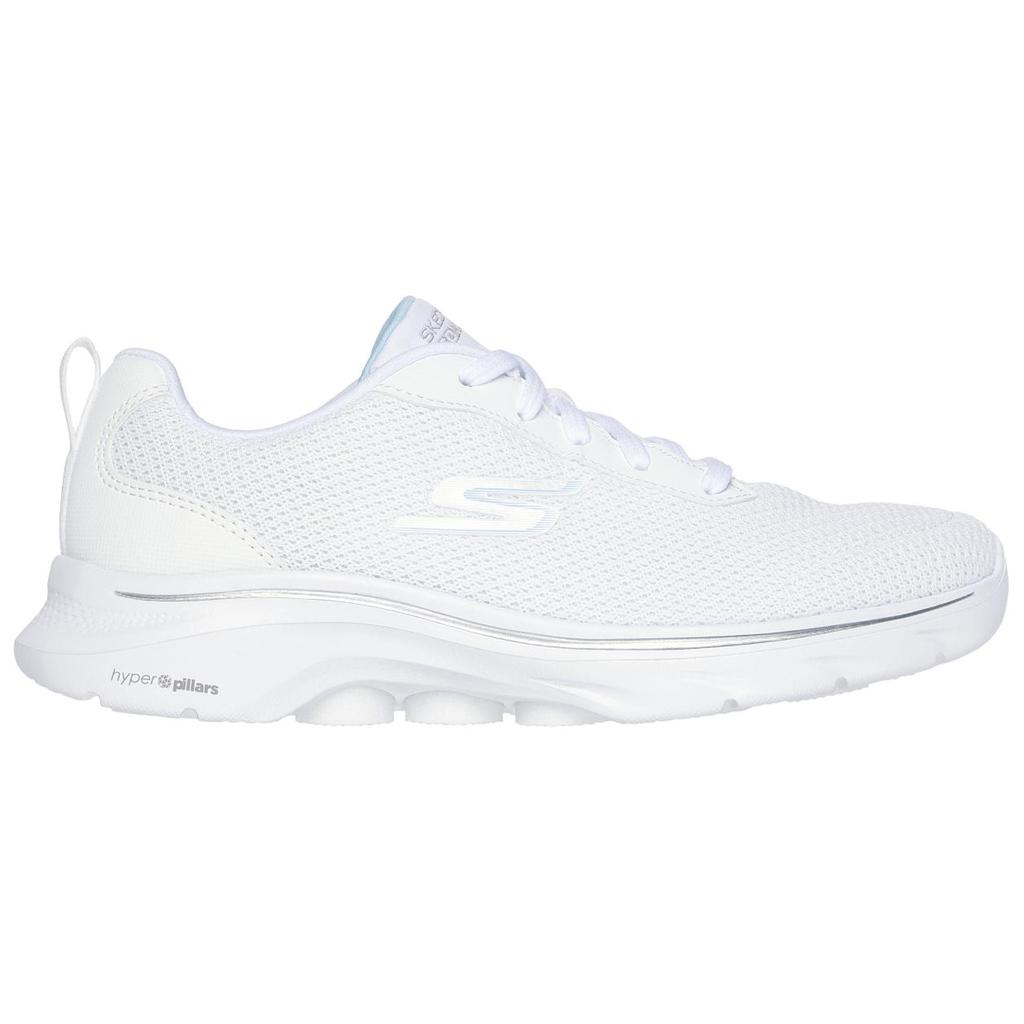 Skechers Go Walk 7 Comfortable Lightweight Versatile Low-Top Casual Shoes Women Sneakers White 125207-WHT