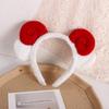 Girls Korean Sheep Ear Cartoon Hair Accessories Plush Lamb Headband Hair Hoop