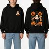 Autumn Winter Casual Halloween Pumpkin Ghost Print Men Hooded Sweatshirt Women Boys Coat Top Parent Child Kid 's Cotton Hoodie