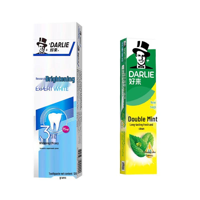 Darlie Whitening & Double Mint Toothpaste Bundle