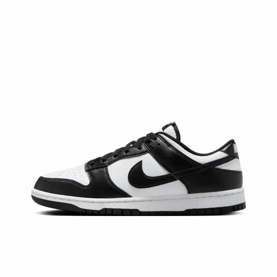 Nike Dunk Gold Rush Abriebfeste Low-Top Skateboard-Schuhe Unisex Schwarz Weiß Gold HF5441-100(Team724-)