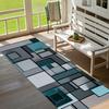 Moderne Geometrische Blok Runner Vloerkleed Abstract Vierkant Patchwork Vloermat Hedendaags Decor Tapijt voor HalGang