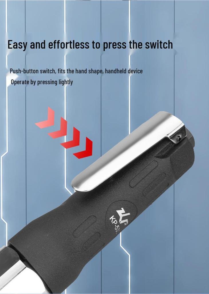 Gaobao Pneumatic Ratchet Wrench: 1/2'' & 3/8'' Drives, Right Angle Air Torque Tool for Auto Repair