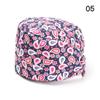 Accessories for Home Cotton Print Caps Fluffy Hat Floral Bouffant Scrub Cap