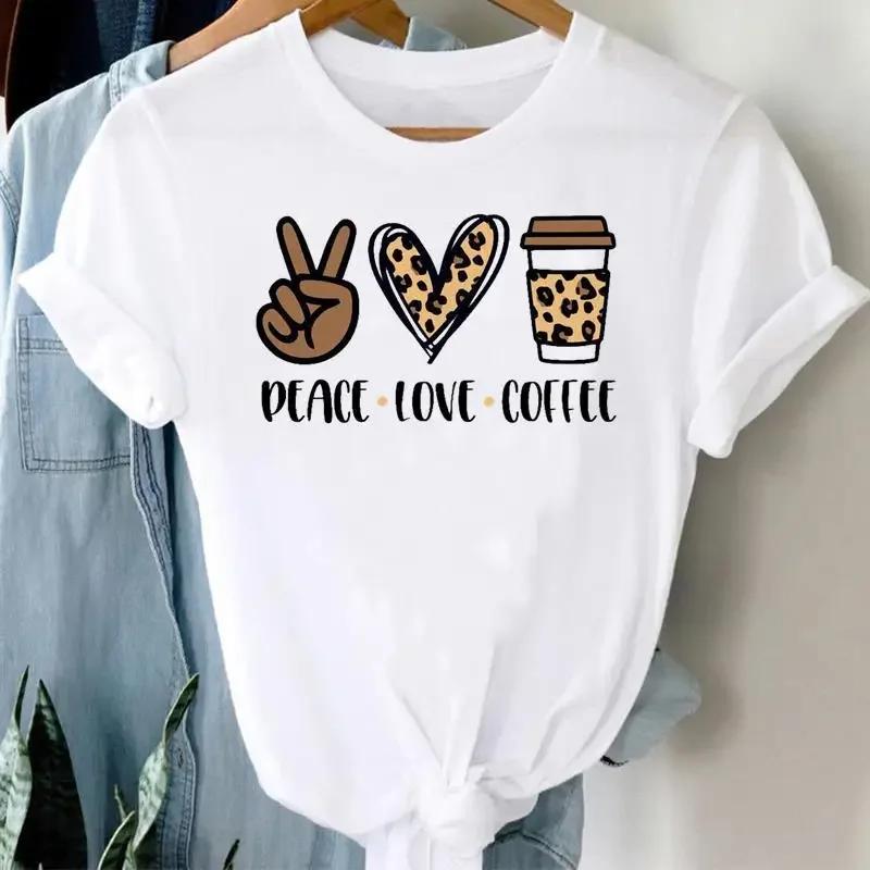 Y2K Print Dress Blouse Women s T-shirt Print American Leopard Summer Short Sleeved Harajuku Streetwear Tops Tee Casual 4XL