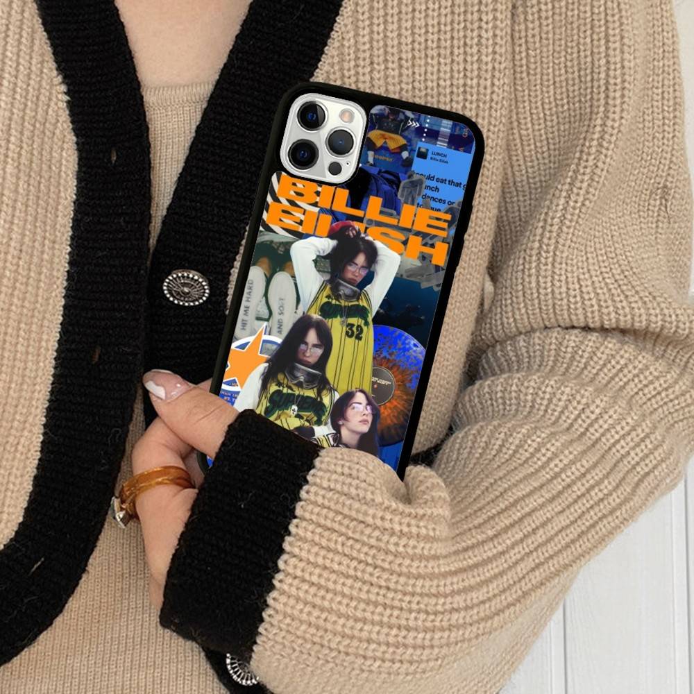 

Чехол для телефона B-Billie (поп-певица) из PC+TPU для iPhone 11 12 13 14 15 16 17 Plus Pro Max iPhone 11 pro