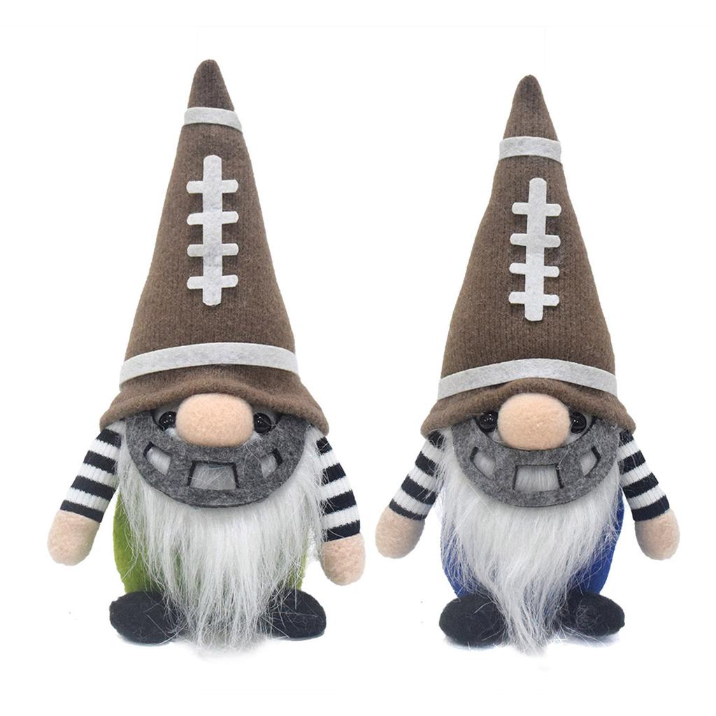 Handcrafts Football Gnomes Plush Dolls Stuffed Scandinavian Swedish Tomte Figurines for Holiday Party Home Decoration