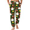 Men's Christmas Printed Thermal Pajama Pants for Winter Sleepwear