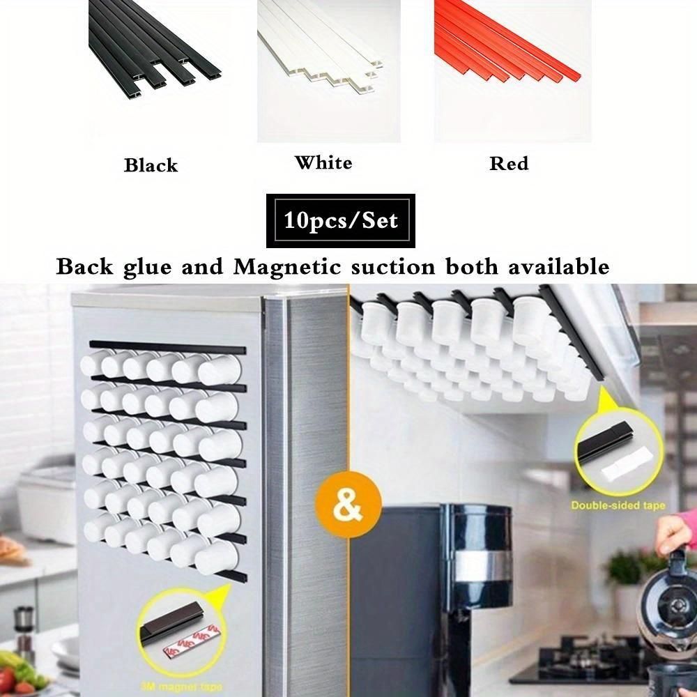 Gestell für 6 Kaffeebohnenschalen, schwarzes Gestell für Kaffeekapseln für alle Kaffeebohnenschalen, Küchenaufbewahrung