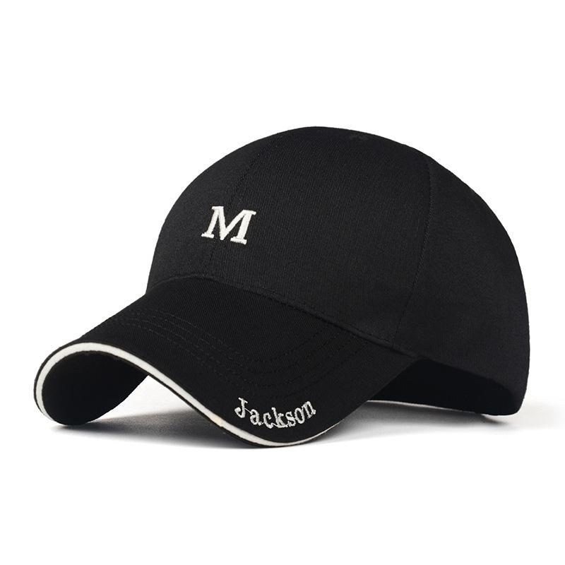 Cappellino da Baseball Lettera M Cappellino per Sport all'Aperto Cappello Ricamato per Giovani Moda Primavera e Autunno Cappelli da Sole da Uomo e da Donna