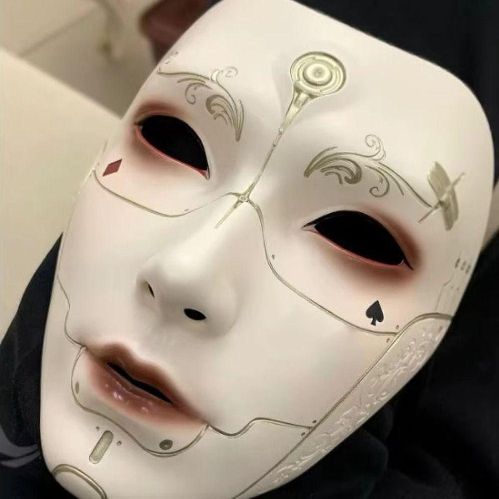 Male Adult Machinery Mask Party Supplies Anime Cosplay Pros Ancient Style Face Mask Show