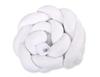 Braided Crib Bumper - White