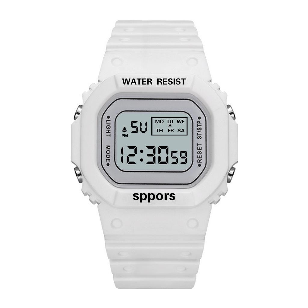 Trendy Influencer Sport LED Waterproof Watch for Students