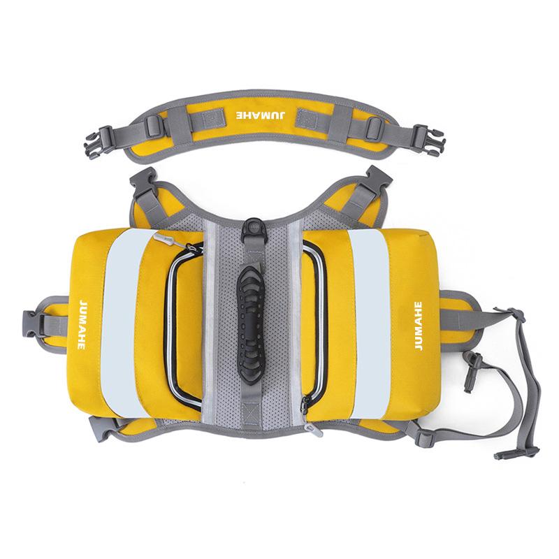 New Model, Pet Dog Self-backpack, Medium and Large Dog Self-carried Snack Dog Food Backpack When Going Out