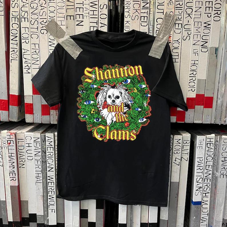 hot new Shannon and the Clams band black T-shirt UNISEX All sizes 1F2162 Unisex T-Shirt XL