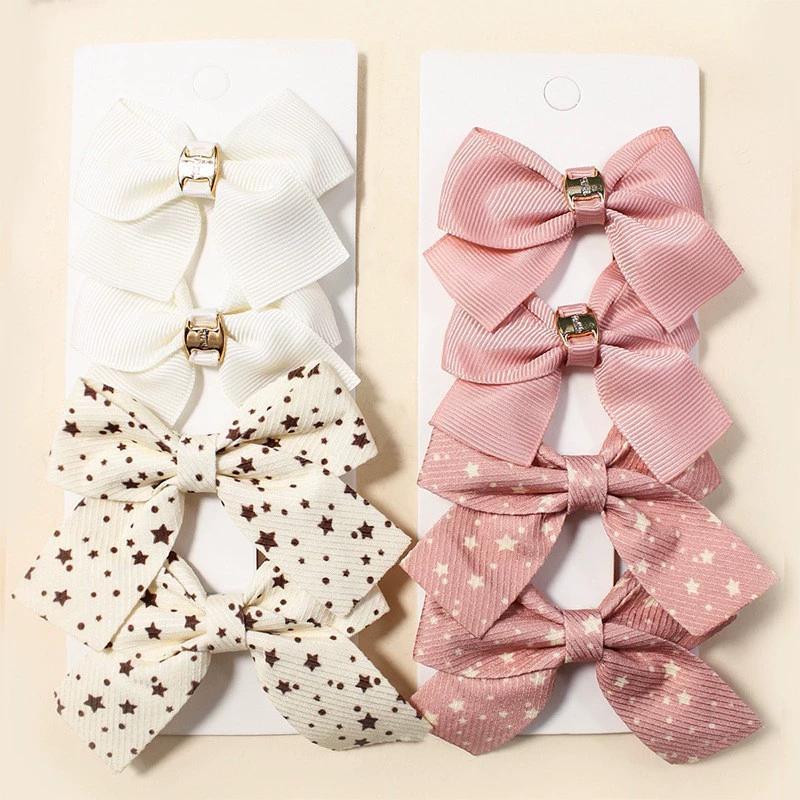 8pcs Pet Bow Hair Clips Set, Dog Hair Accessories, Cat Hair Clips, Cute Bow French Bulldog Cat Hair Decor, Holiday Decoration (Random Colors)