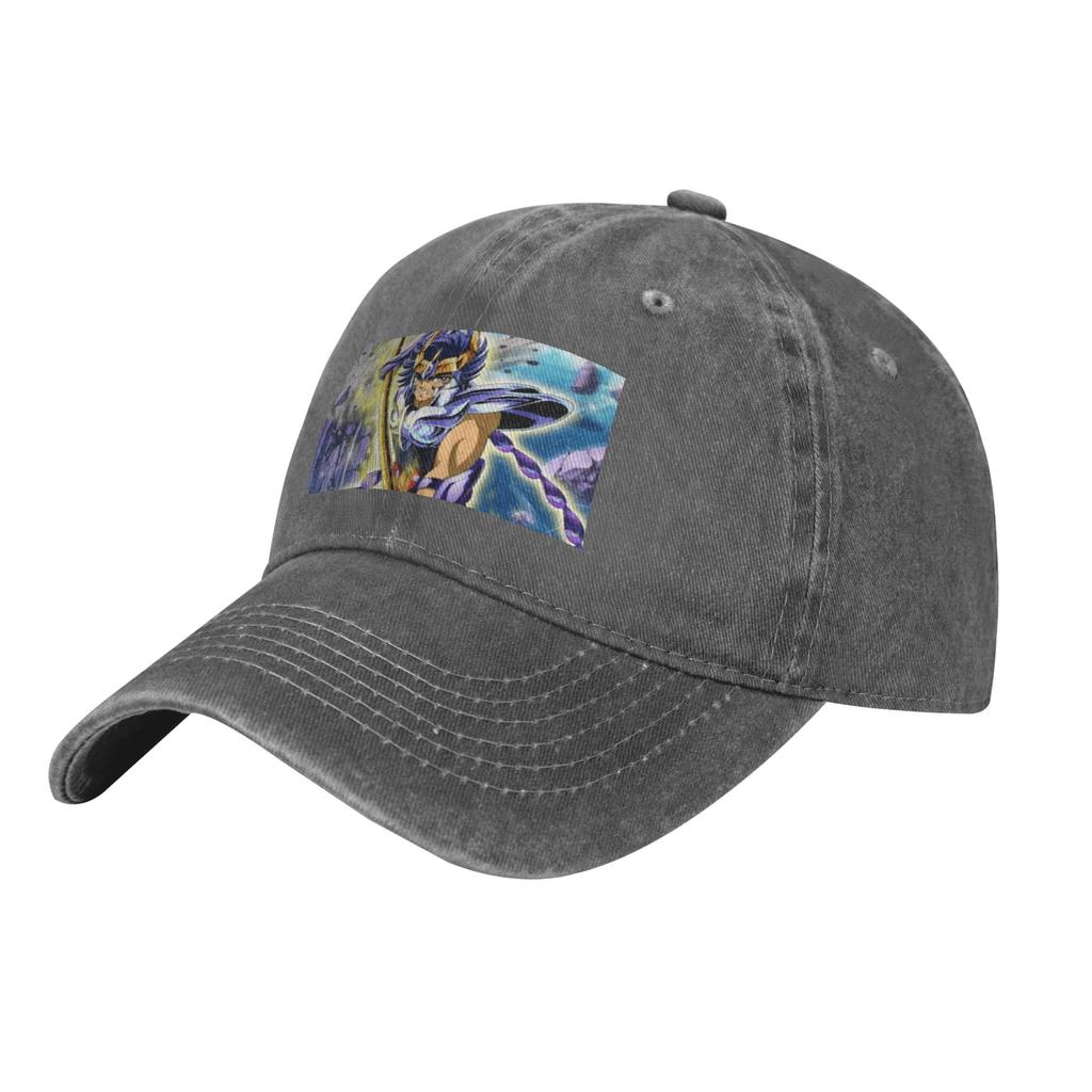 Anime Rytíři Zvěrokruhu Phoenix Ikki Baseballové Čepice Džínové Klobouky Nastavitelná Čepice Hip Hop Baseballový Kovbojský Klobouk pro Unisex