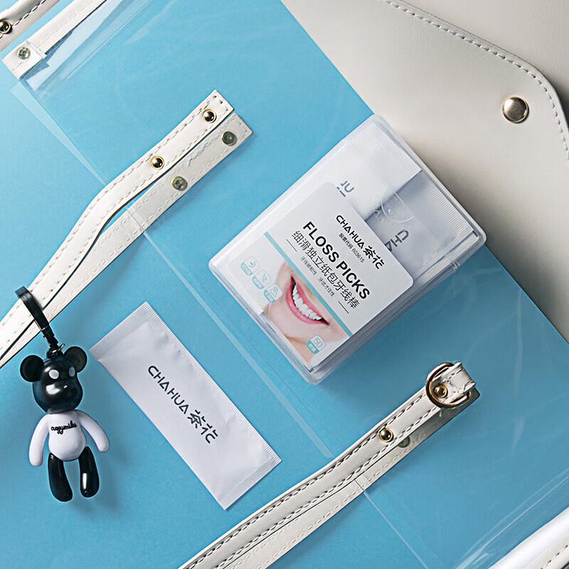 CHAHUA Disposable Dental Floss Sticks