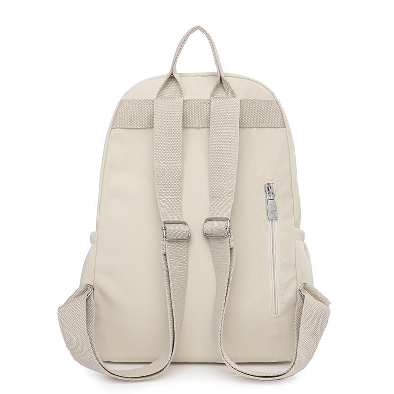 Einfarbiger Rucksack Große Kapazität Outdoor-Reisetasche Studenten Leichter Pendlerrucksack