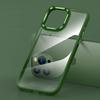 Anti-Scratch Phone Case for iPhone 15 Pro Max Slim Clear PC+TPU Phone Shell with Metal Lens Frame