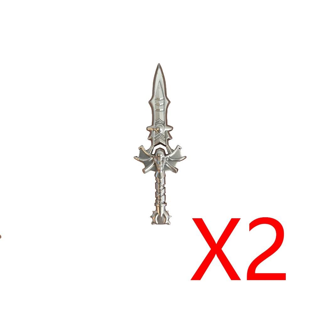 MOC Building Blocks Medieval Military Solider Figures Knights Weapons Accessories Helmet Sword Spear Bow Axe Mini Bricks Toys