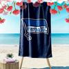 Hertha BSC Print Beach Towel, Large Soft Quick Dry Towel for Beach Camping Swimming