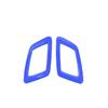 Dashboard L&R Air Outlet Vent Cover For Honda CR-V CRV -24 Blue Carbon Fiber