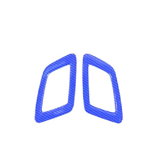 Dashboard L&R Air Outlet Vent Cover For Honda CR-V CRV -24 Blue Carbon Fiber