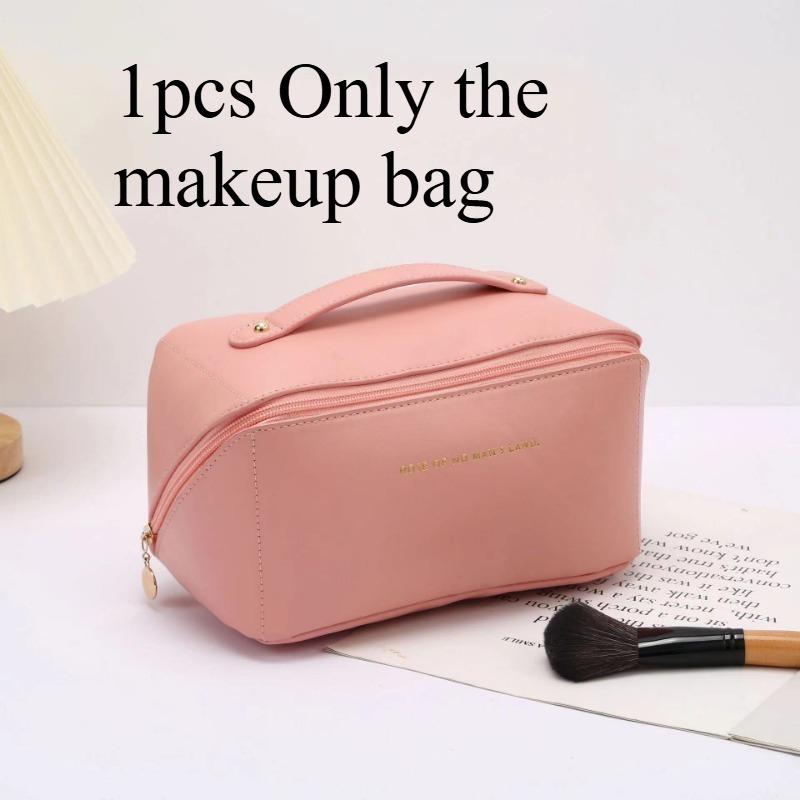 

1/2pcs Pillow Makeup Bag Toiletry Storage Box Makeup Storage Bag Home Storage Box Suitable for Daily Use When Going Out рожевий