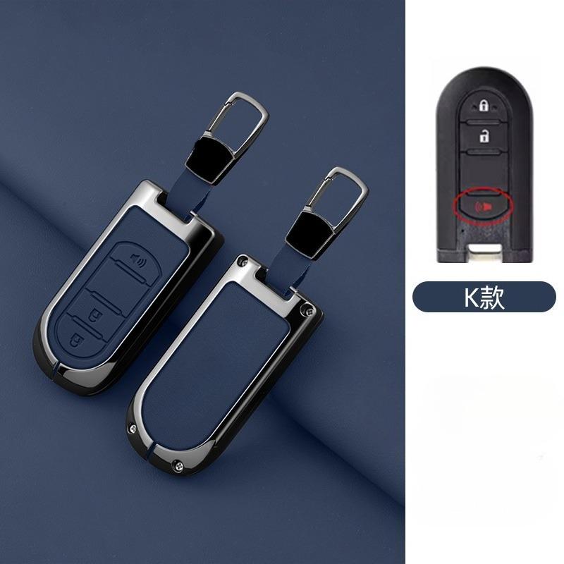 Premium Zinc Alloy Key Cover Case for Perodua/Bezza/Myvi/Axia - Full Protection Key Fob Shell Keybag Keychain