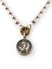 Shoveoff Svn-161 Dog Tag Coin Antique Silver Necklace