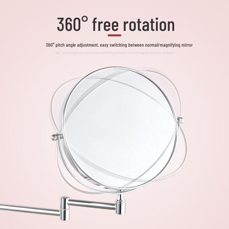 Yichen Rotating Wall-Mounted LED Magnifying Makeup Mirror