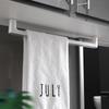 Ecoco No-Drill Bathroom Storage Shelf with Towel Bar