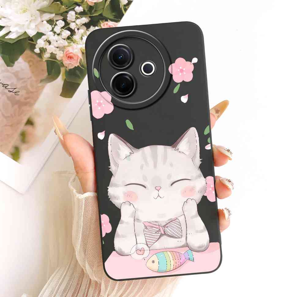 For Vivo Y39 5G V2443 V2436 Case Cat Rabbit Pattern Silicon Soft Cover For Vivo Y39 Y 39 Y300i Y 300i Phone Shell Casing
