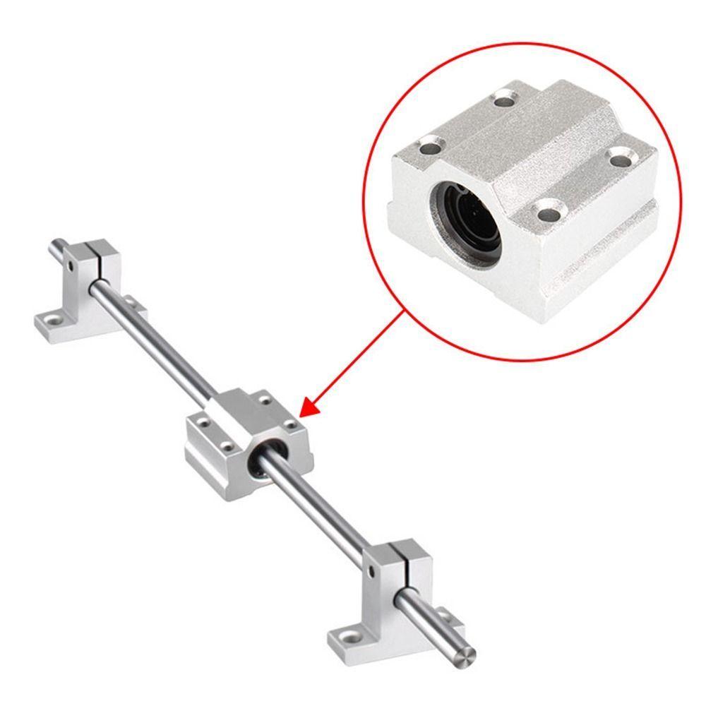 SCS8UU SCS10UU SCS12UU SCS16UU SCS20UU Linear Ball Bearing Slide Bushing Block Guild Rail Shaft for 3D Printer Shafts Rod Parts