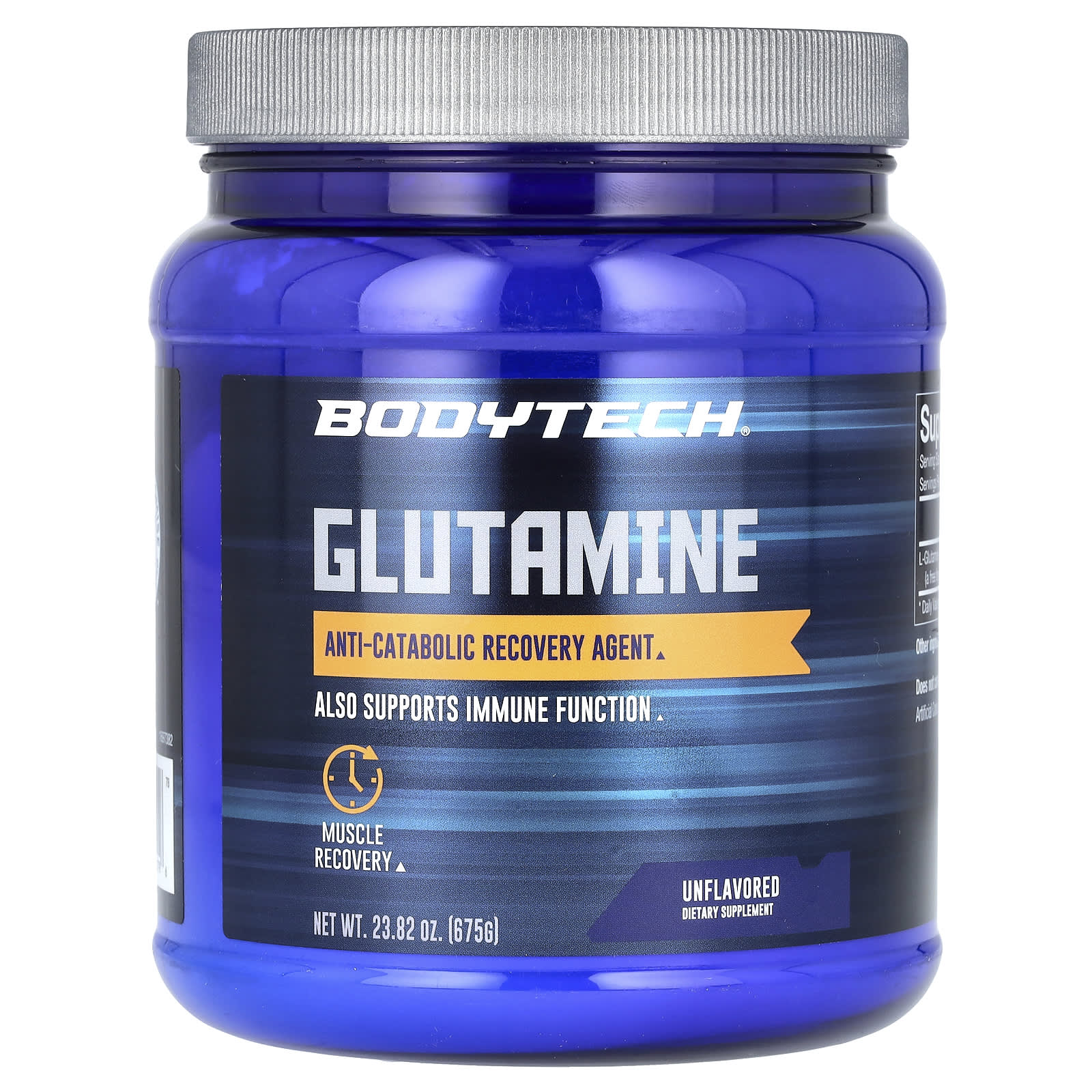 

BodyTech, Glutamine, Unflavored, 4.5 g, 23.82 oz (675 g)