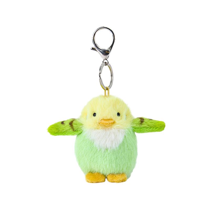 Kawaii Bosvogel Pluche Sleutelhanger Kiwi Mees Papegaai Zachte Stressverlichter Tas Hanger Zak Hangend Poppetje Voor Vogel Liefhebbers